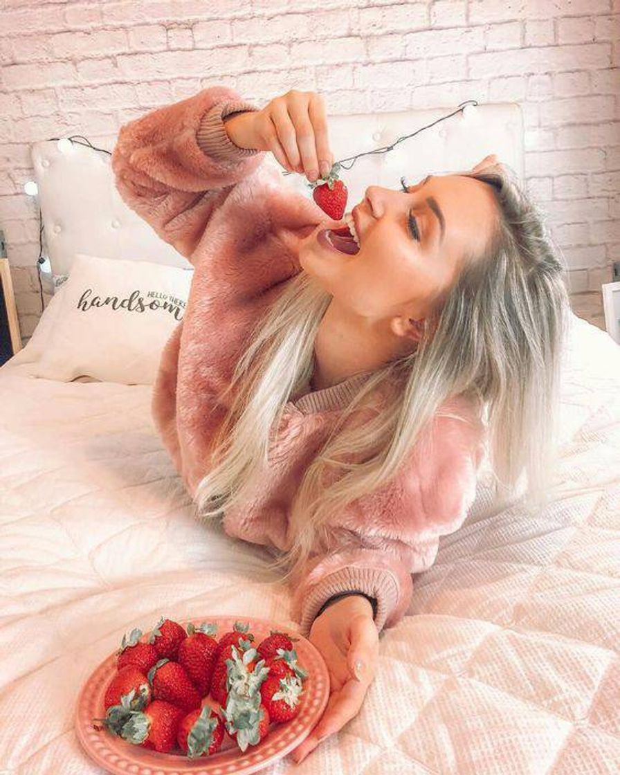 Social Foto com morango 🍓