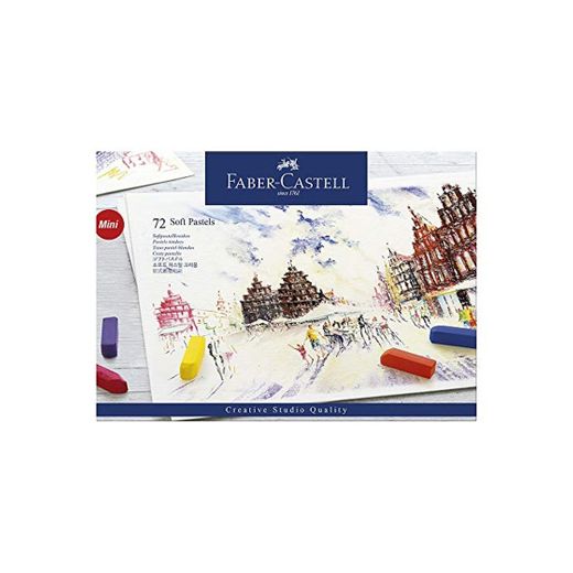 Faber-Castell 128272 - Estuche de cartón con 72 tizas pastel