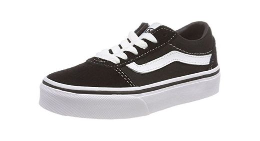 Vans Ward Suede/Canvas, Zapatillas Unisex niños, Negro