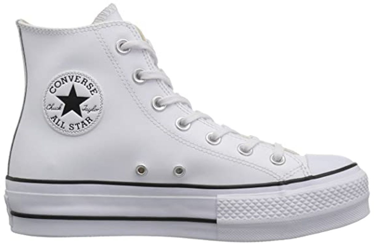 Social Converse Chuck Taylor CTAS Lift Hi, Zapatillas para Mujer, Negro