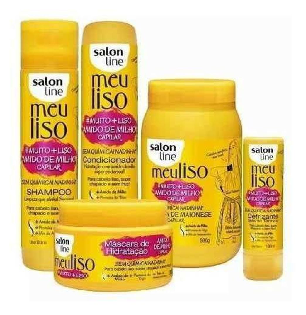 Máscara Meu Liso Muito+Liso Amido de Milho Salon Line