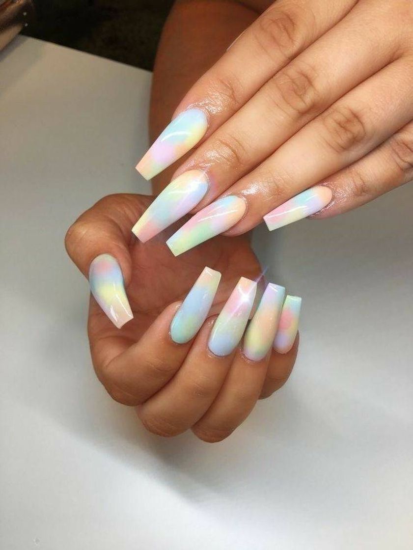 Moda Unhas tie dye 🦋