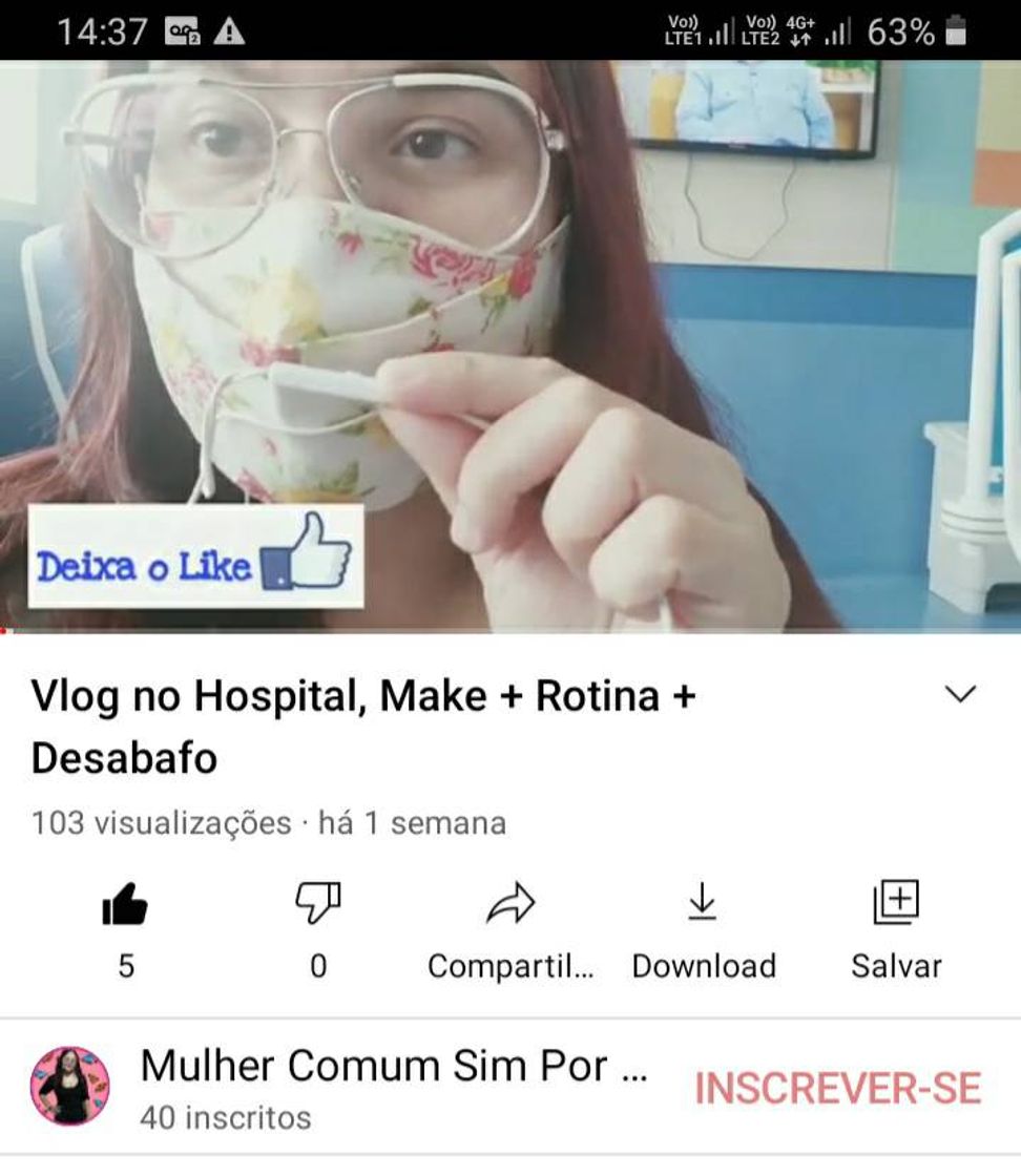 Fashion Vlog no Hospital, Make + Rotina + Desabafo - YouTube