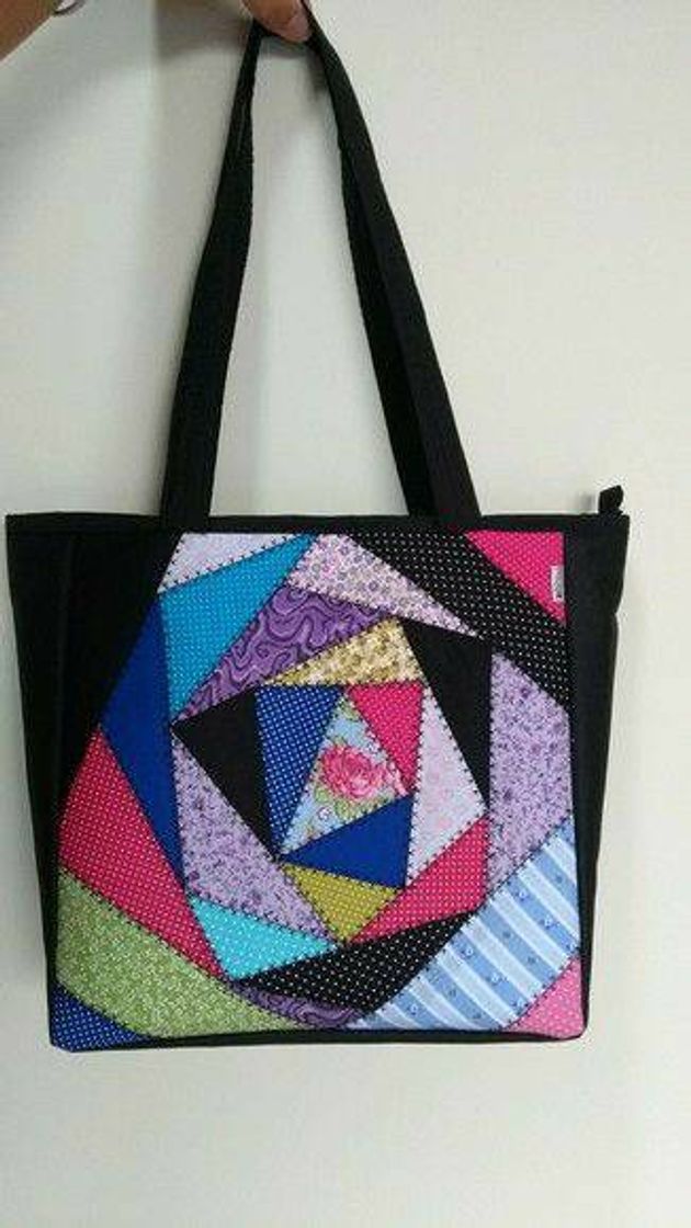 Moda Bolsas de patchwork. 