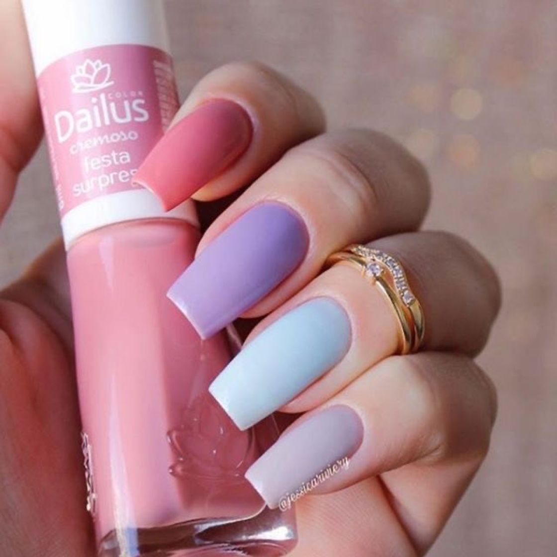 Moda Esmalte Dailus, cores pastéis 