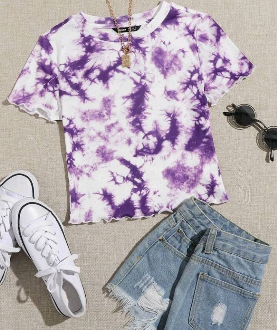 Social Azul e branco Nó tie Dye  elegante vestido 🦋