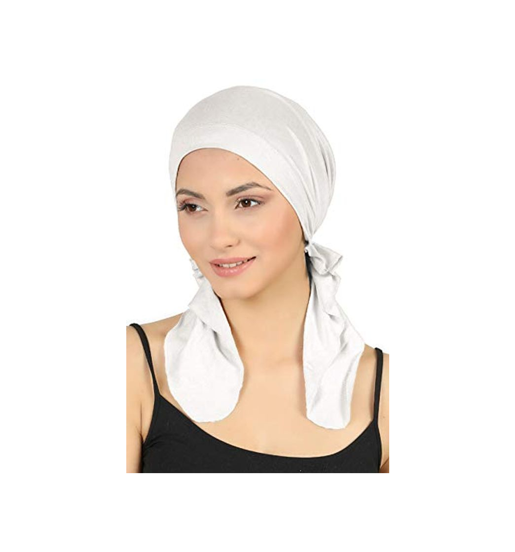 Fashion Deresina Bandana de algodón con Nudo para pérdida de Cabello