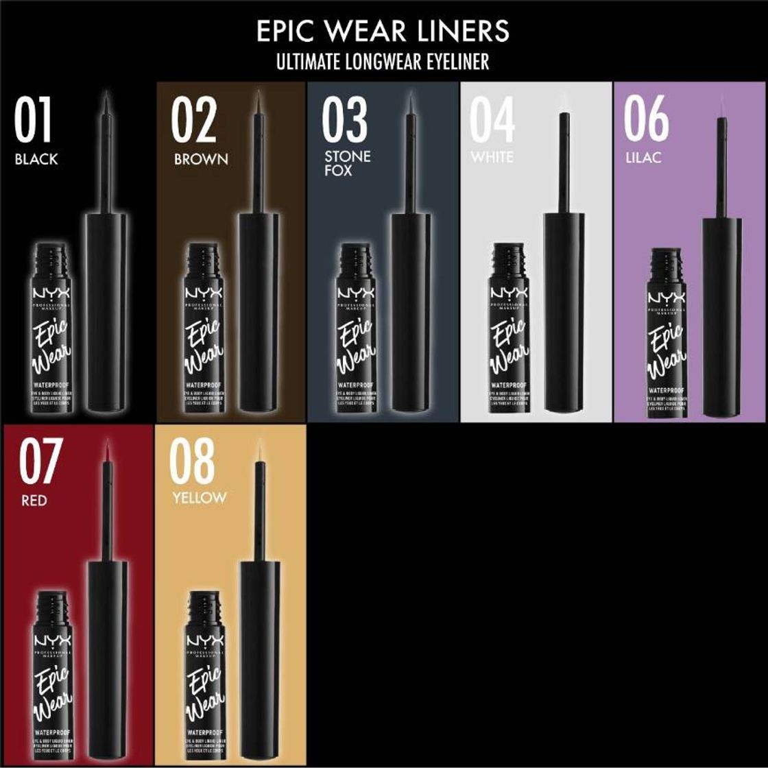 Products Epic Wear waterproof eyeliner NYX 