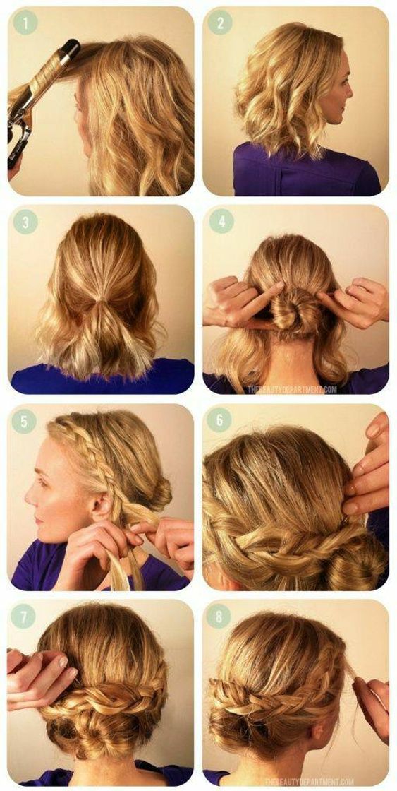 Fashion Penteado-Cabelo curto