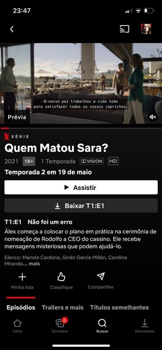 Serie Quem matou a sara?