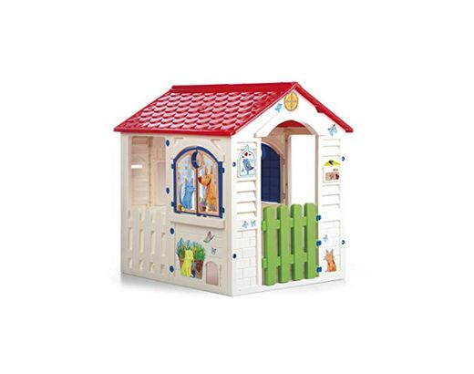 Chicos - Country Cottage Casita Infantil de Exterior, Color Beige con tejado