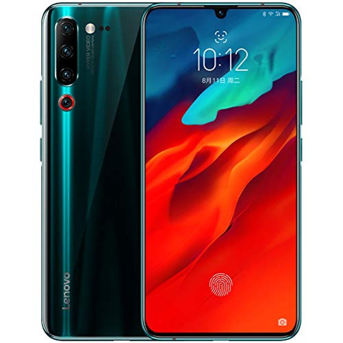 Producto Global ROM Lenovo Z6 Pro 8 GB 256 GB pantalla FHD Smartphone trasero 48 MP Quad cámaras 4000 mAh batería azul