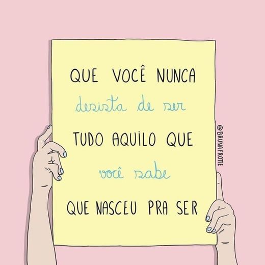 Frase inspiração 🌸