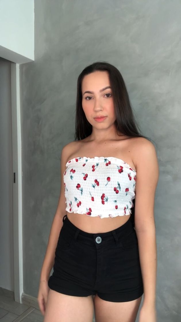 Moda Cropped cereja 🍒 