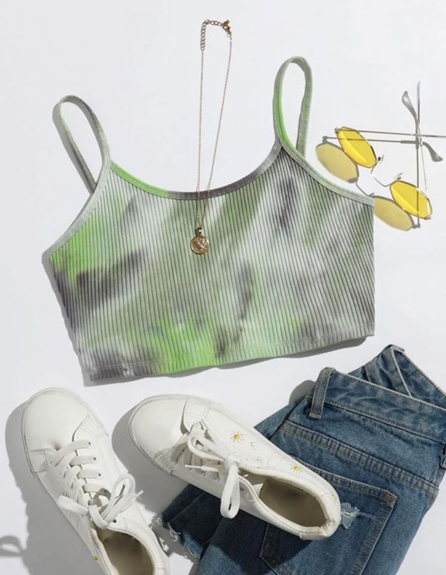 Moda Cropped tie dye 