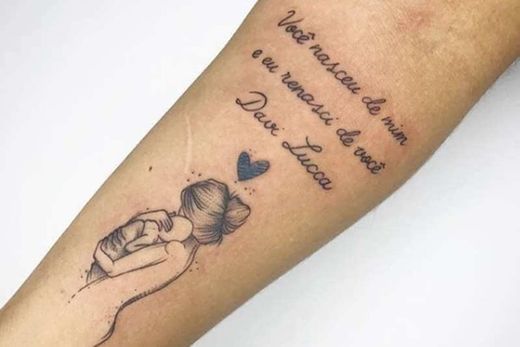 Tatuagem Homenagem Filho Frases - Poema De Amor