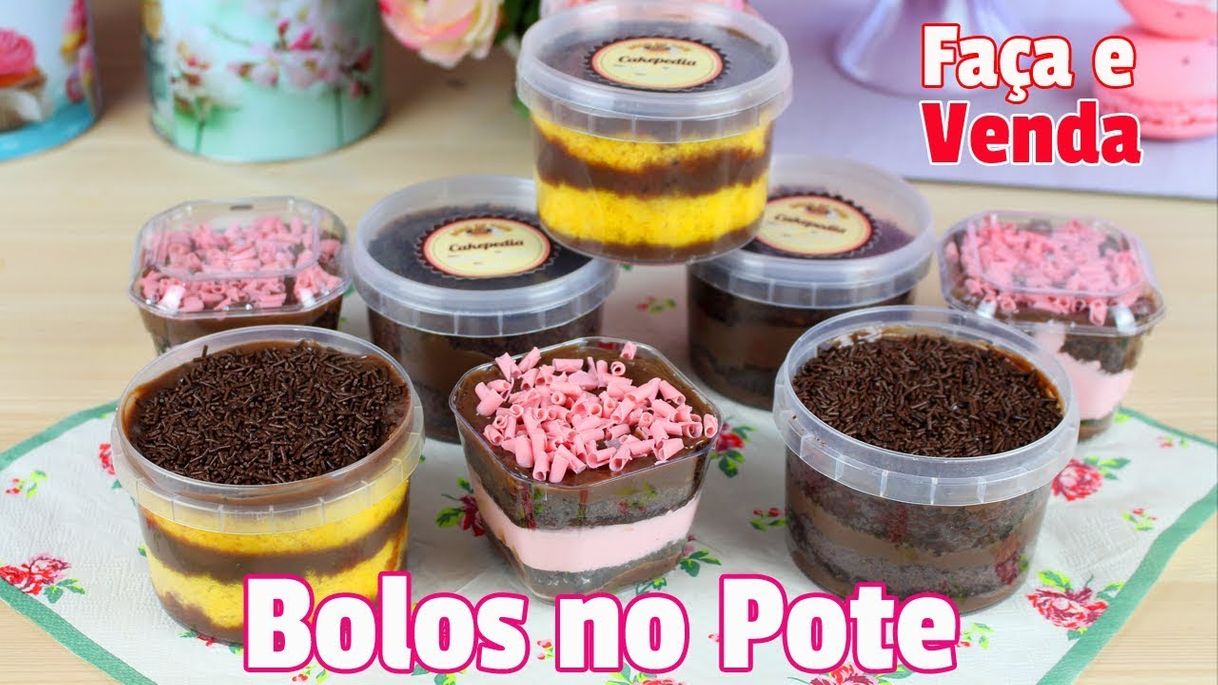 Moda Curso bolo de pote gourmet