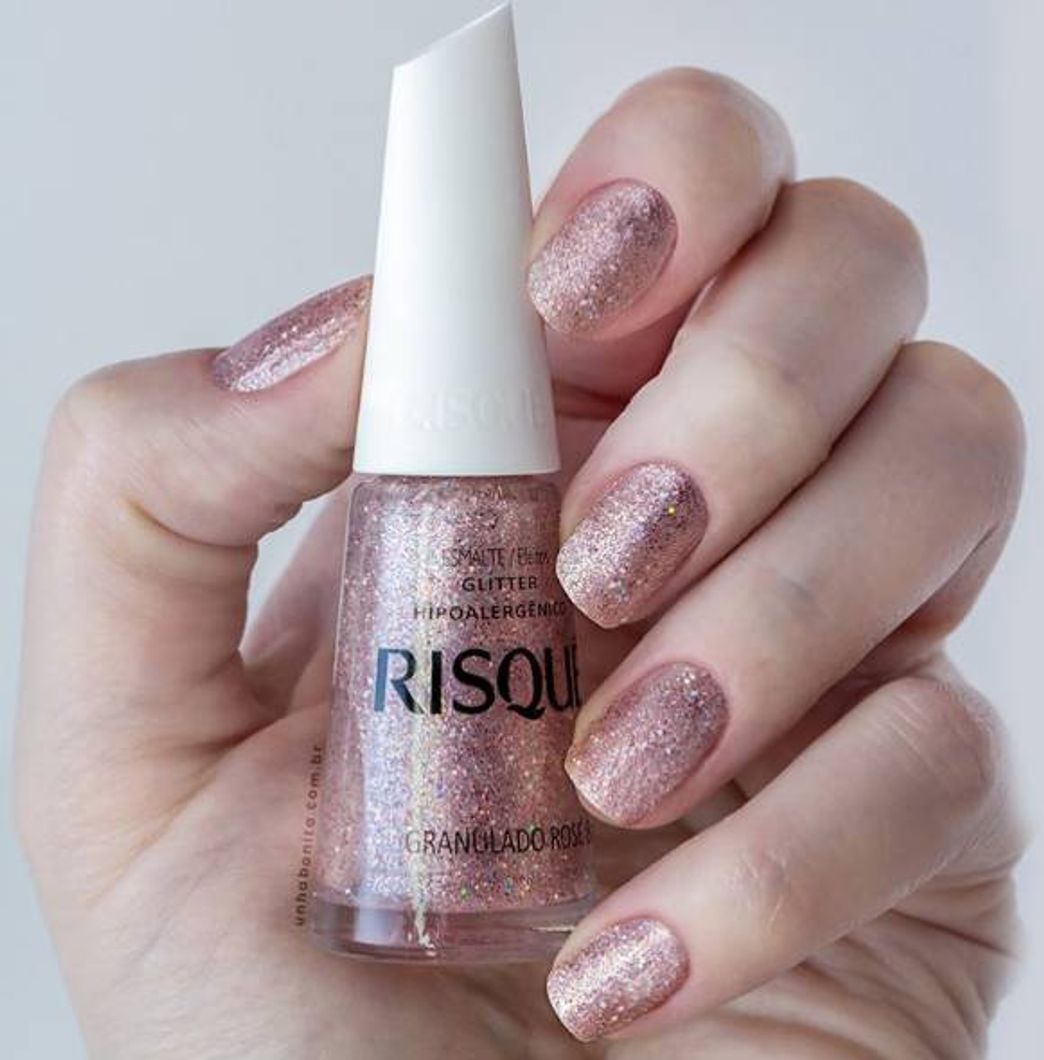 Fashion Esmalte granulado rose Risqué.