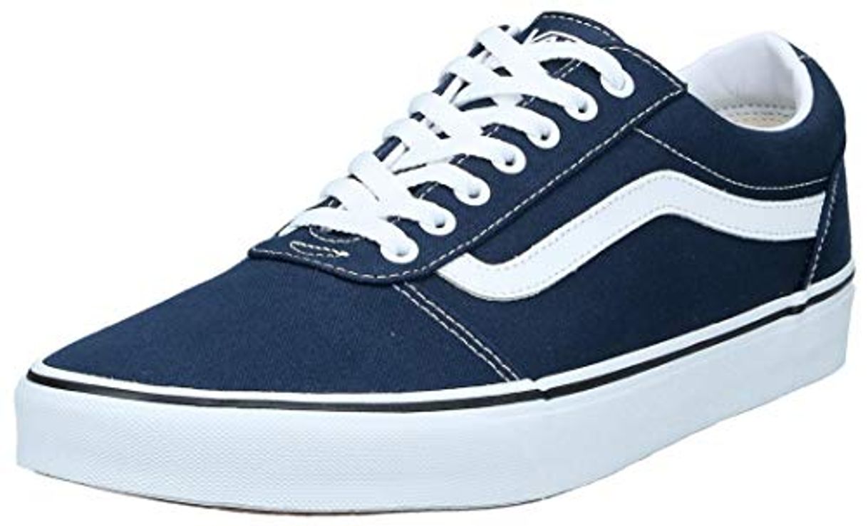 Moda Vans Ward Canvas, Zapatillas para Hombre Azul