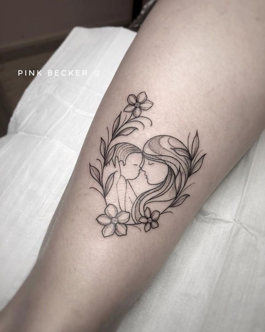 Moda Tatoo mãe e filho