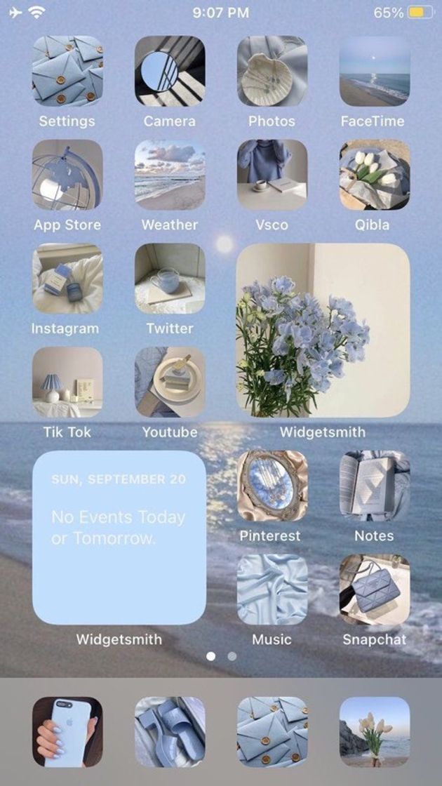 Moda Widgets aesthetic💙