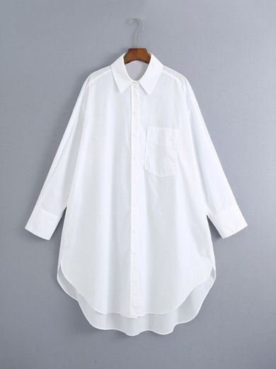 Branco Simples sexy Camisa
Descobri produtos incríveis no SH