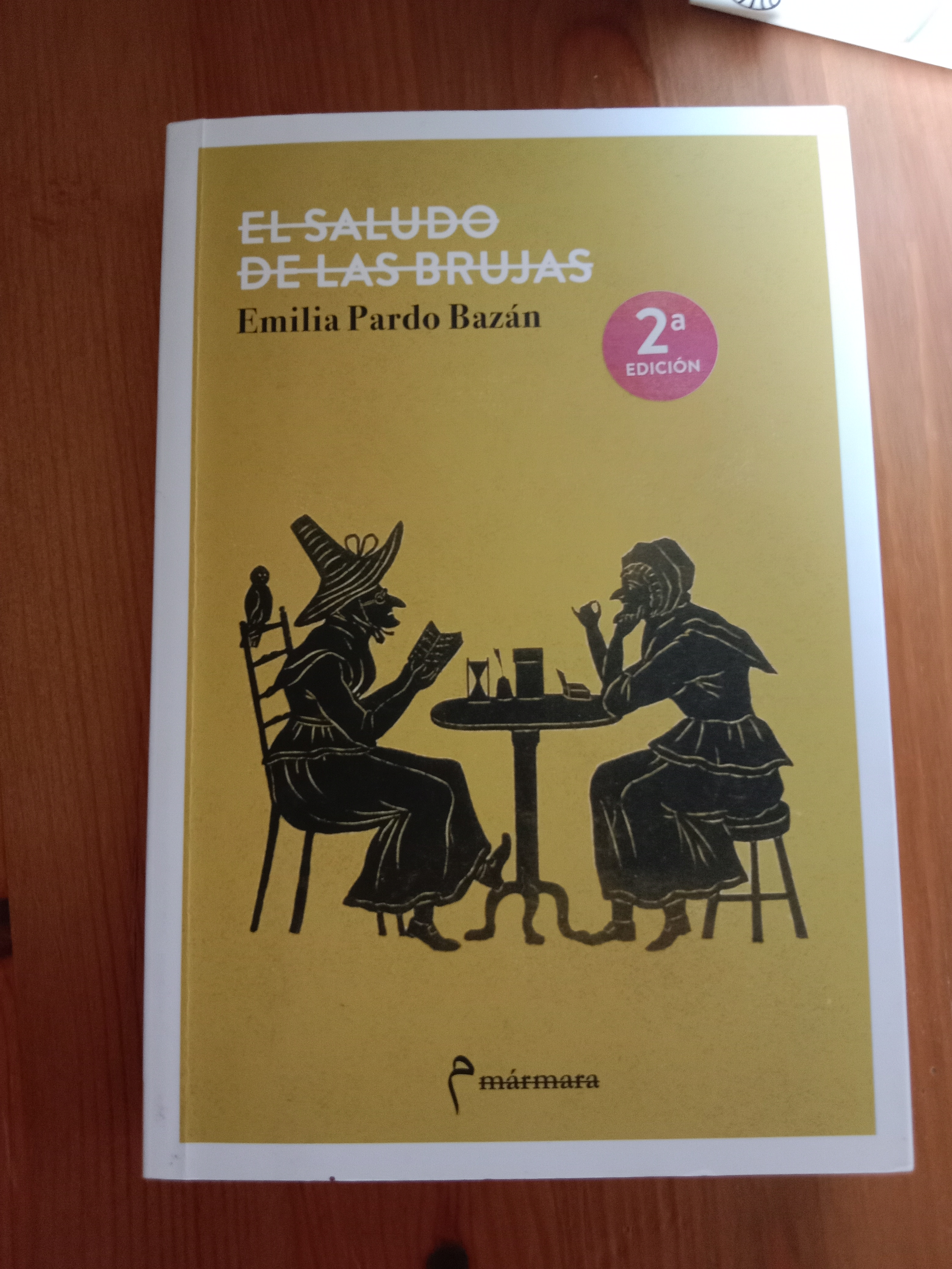 Libro El saludo de las brujas 