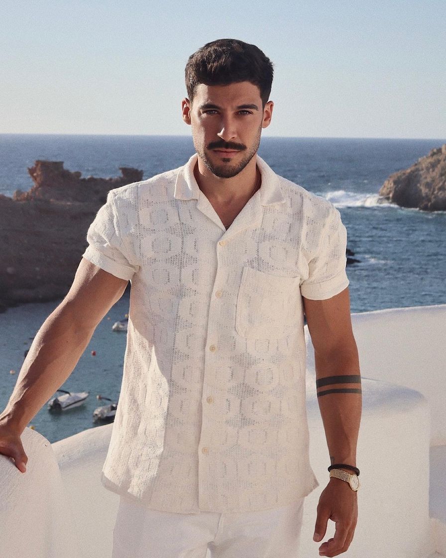 Moda Camisa crochet blanca 