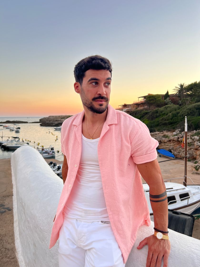 Moda Camisa rosa 
