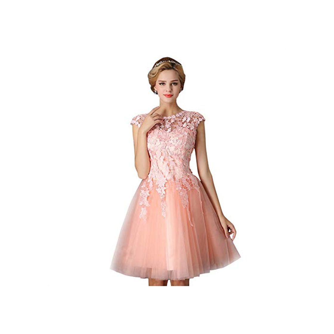 Social BINGQZ Vestido Fiesta Noche/Coctel/Casual T402 Vestidos de Fiesta Cortos Elegante A-Line Vestido