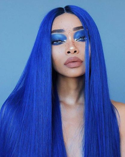 Hair azul escuro💙