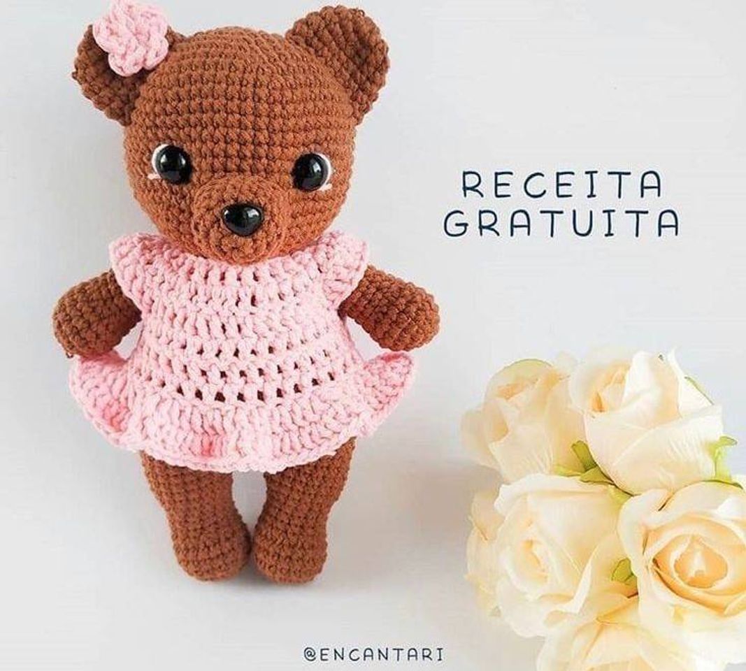 Fashion Ursinho de crochê🐻