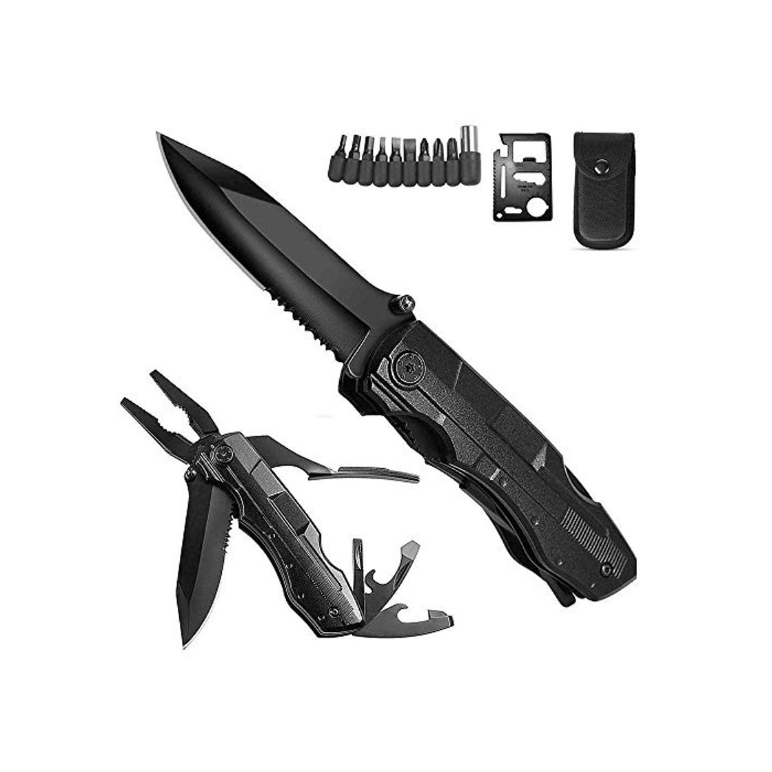 Social ORSIFOW Cuchillo Multiusos, Herramienta Multiuso Inoxidable 13 en 1