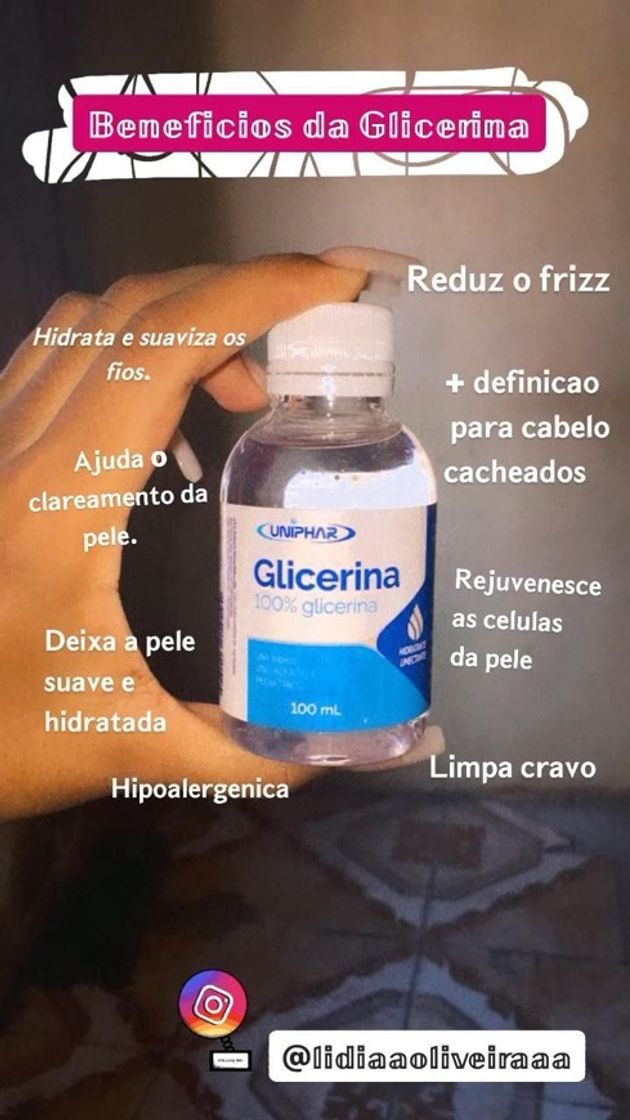 Moda Glicerina e seus benefícios 