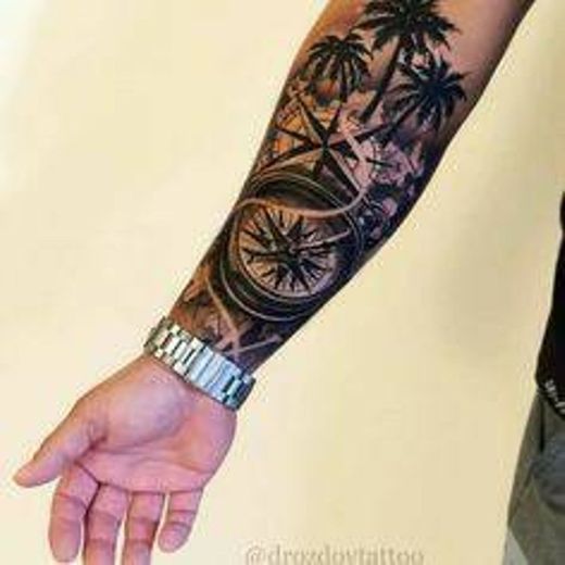 Tatuagem masculina , anti-braço 