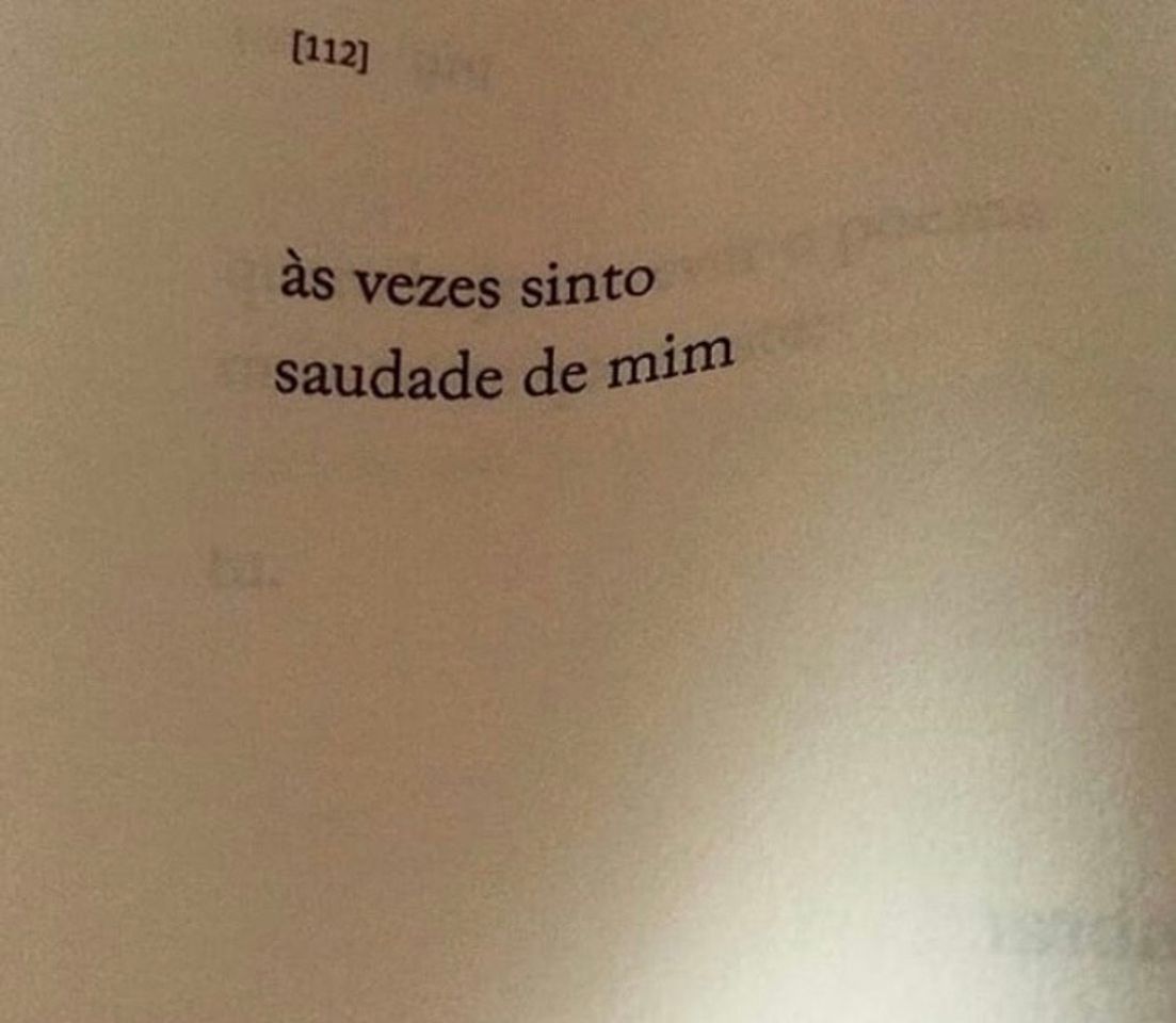 Moda saudade de mim