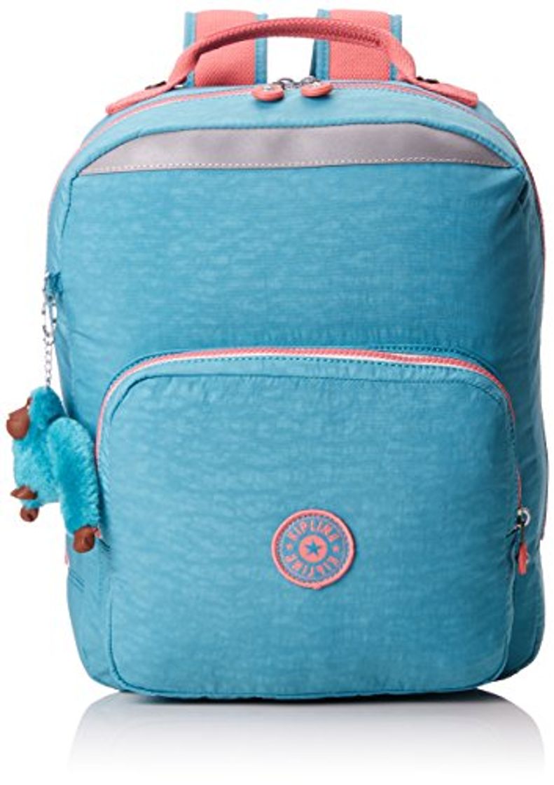 Fashion Kipling Ava Mochila escolar, 36 cm, 17.5 liters, Turquesa