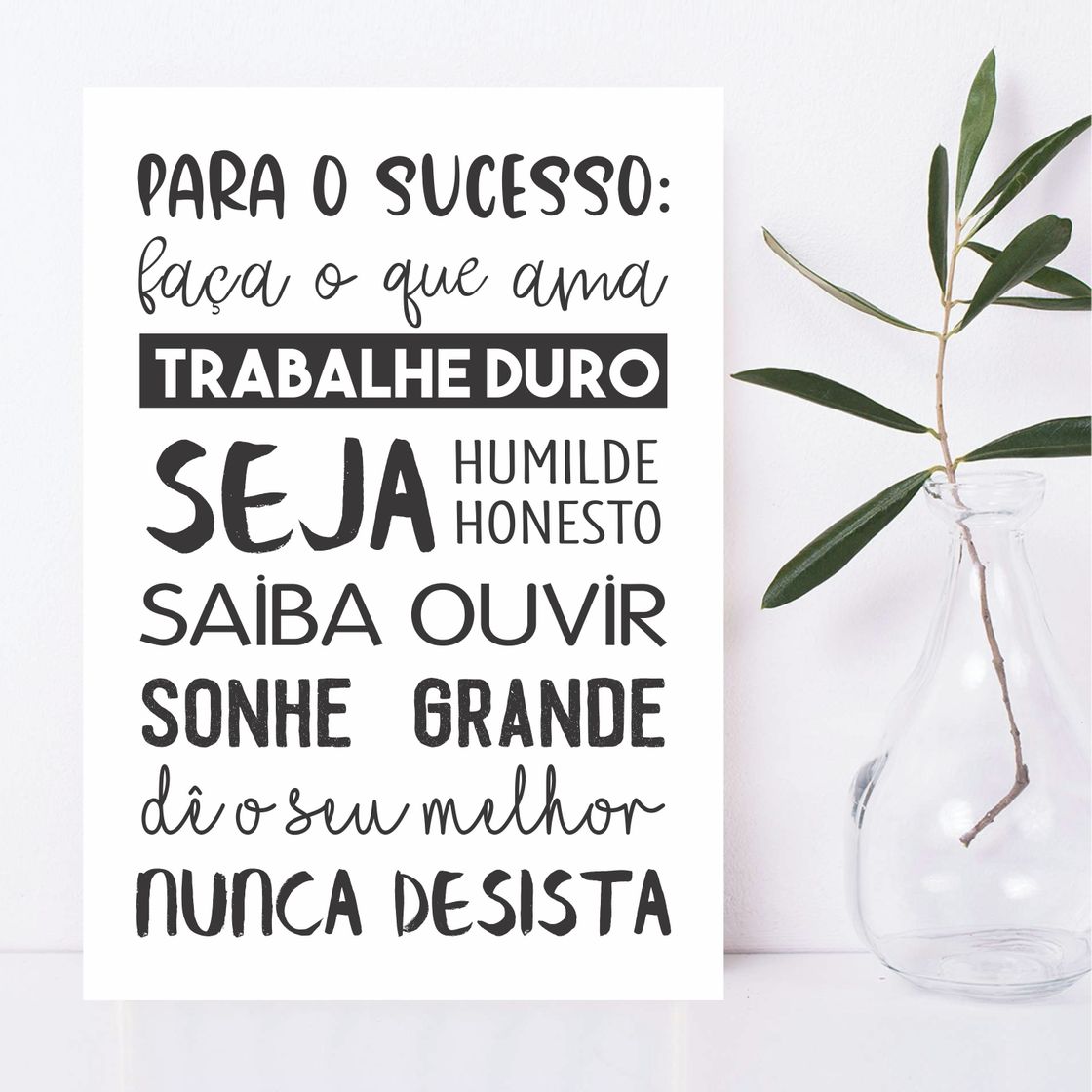 Fashion Frase sobre sucesso