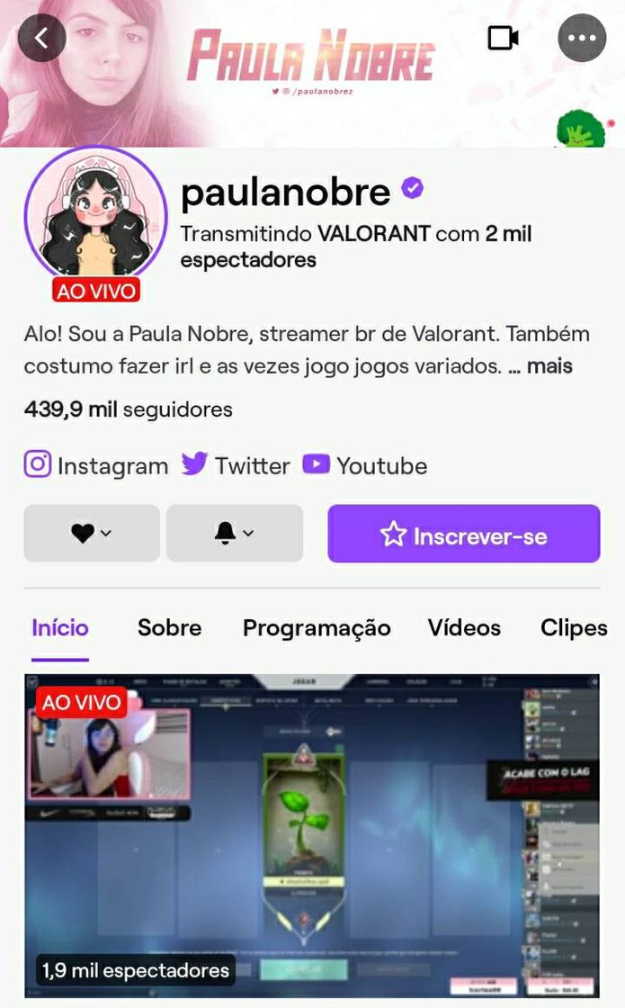 Fashion paulanobre - Twitch