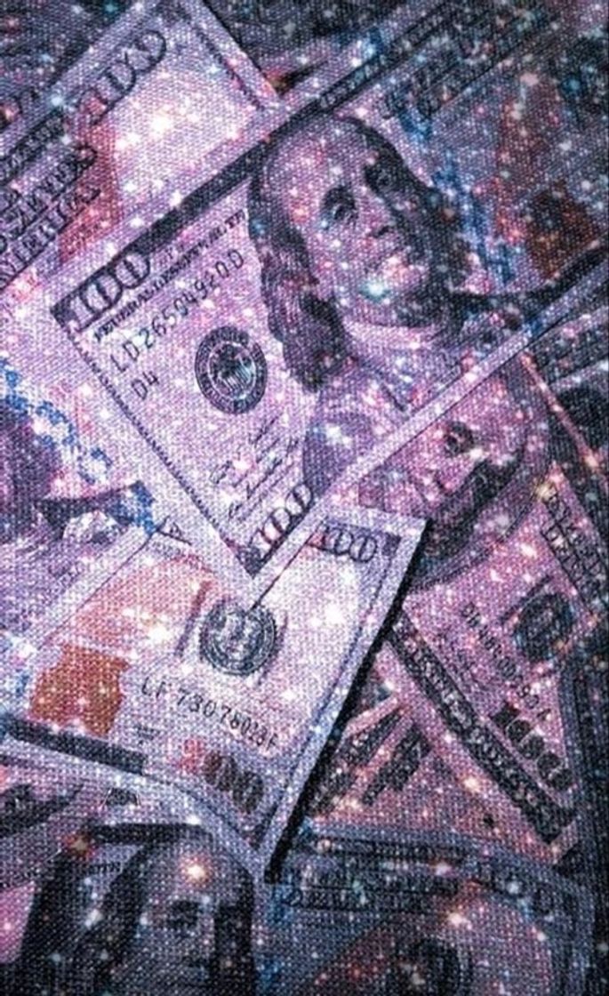 Fashion Papel de parede dolar glitter