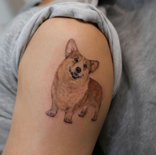 Tatuagem de cachorro 🐶♥️