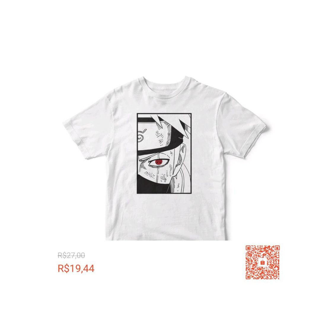 Product Camiseta Kakashi por 19