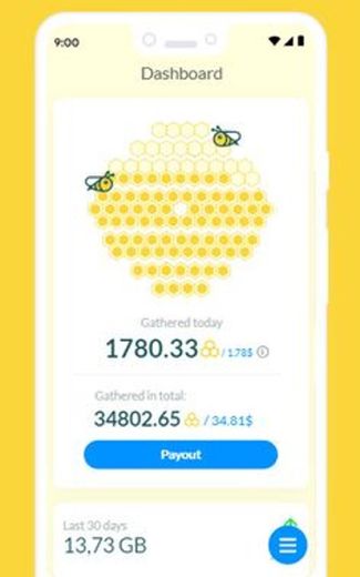 Honeygain - tenha uma renda compartilhando sua internet