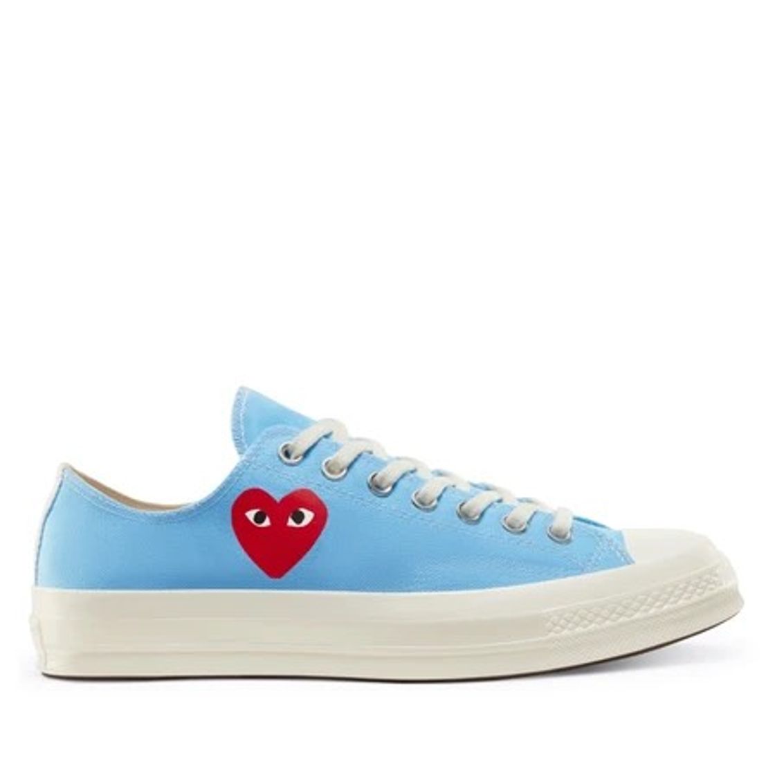 Fashion Converse CDG Low Light Blue