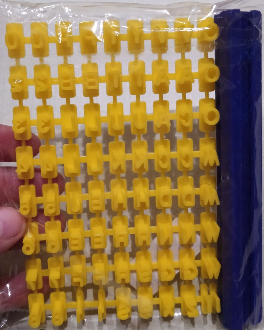 Social Moldes de letras 