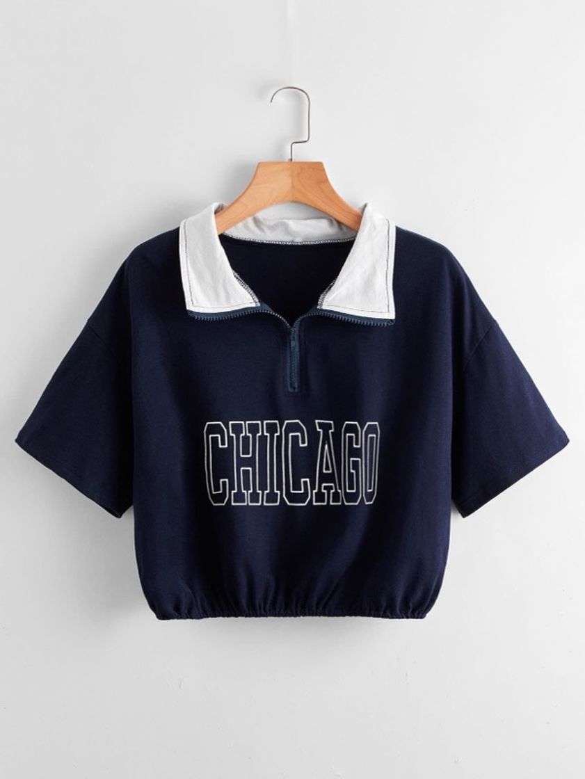 Fashion Sudadera Chicago con cremallera