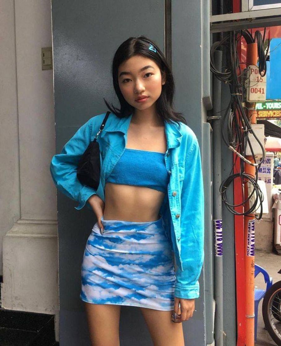 Fashion Blue Outfit🦋