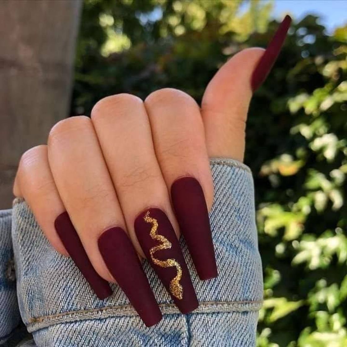 Moda Burgundy Nails💅