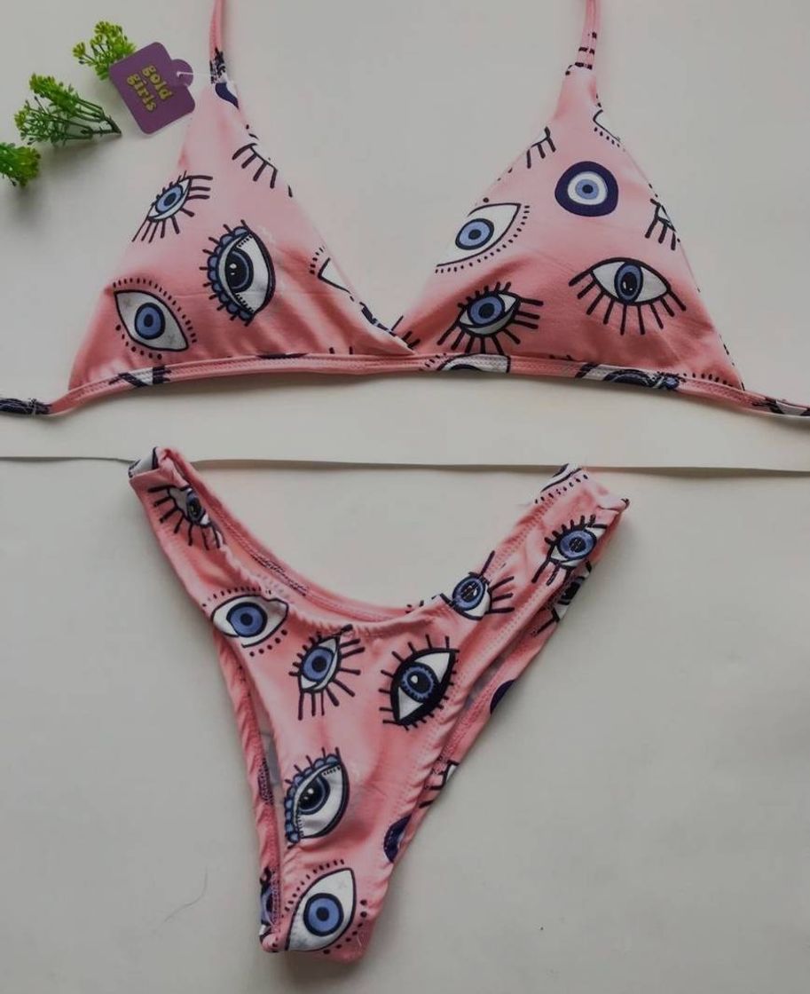 Moda Biquíni Asa Delta Rosa 👙