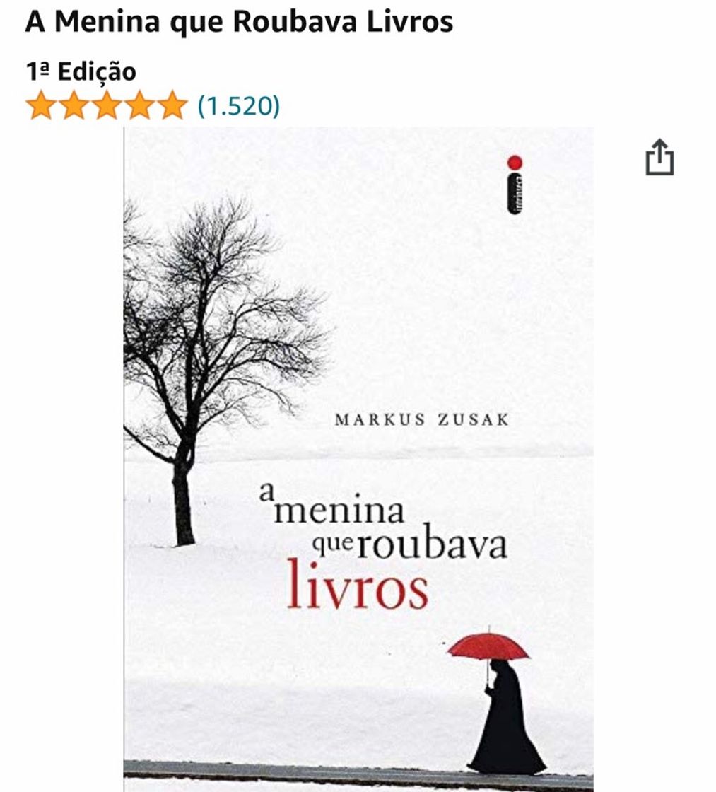 Moda A Menina que roubava livros 📚 